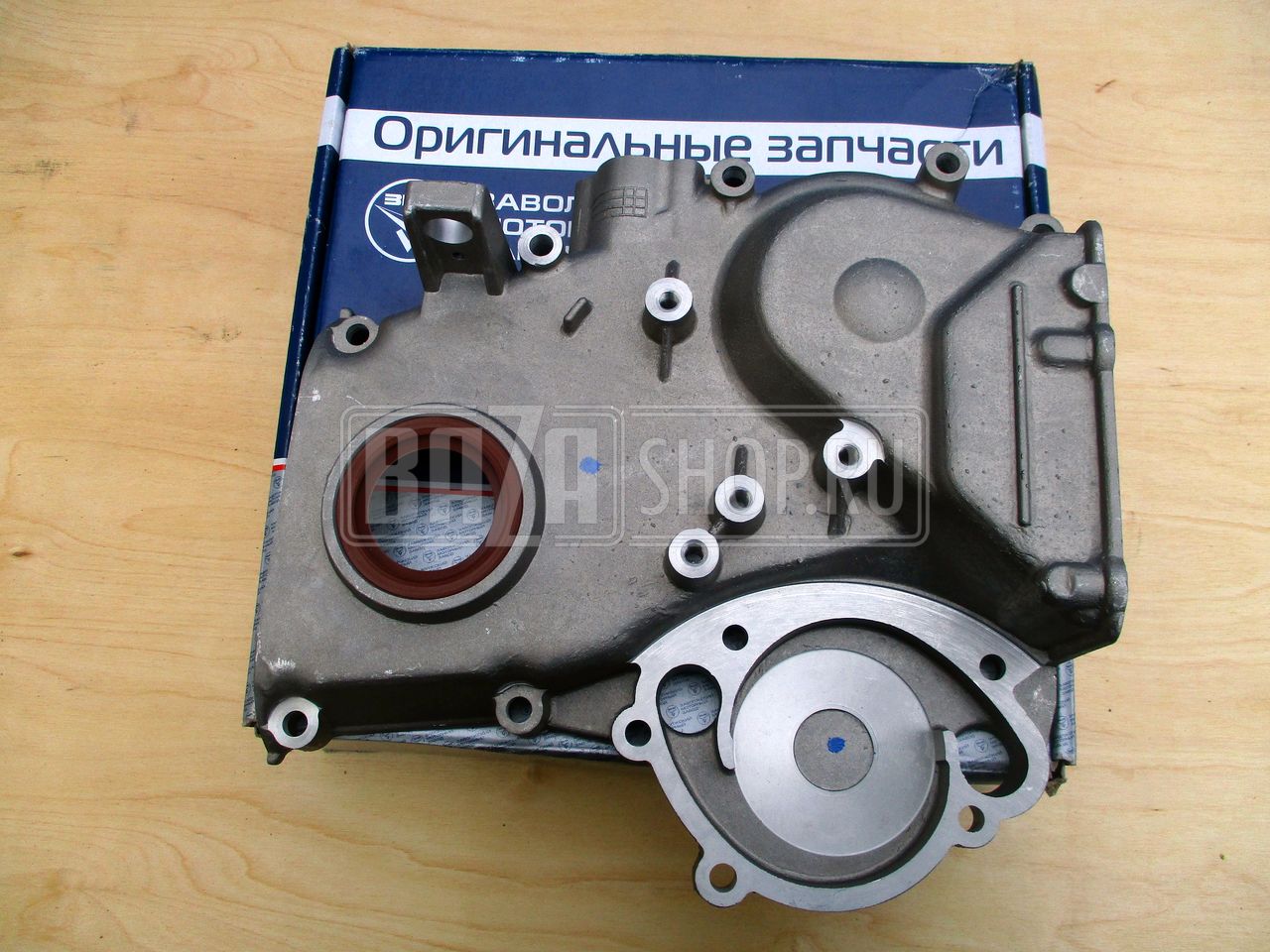 Крышка  цепи дв.405, 406 ГАЗ, 409, 4091 УАЗ с сальником в сб. "ЗМЗ" (в уп.) / 406-1002058-10