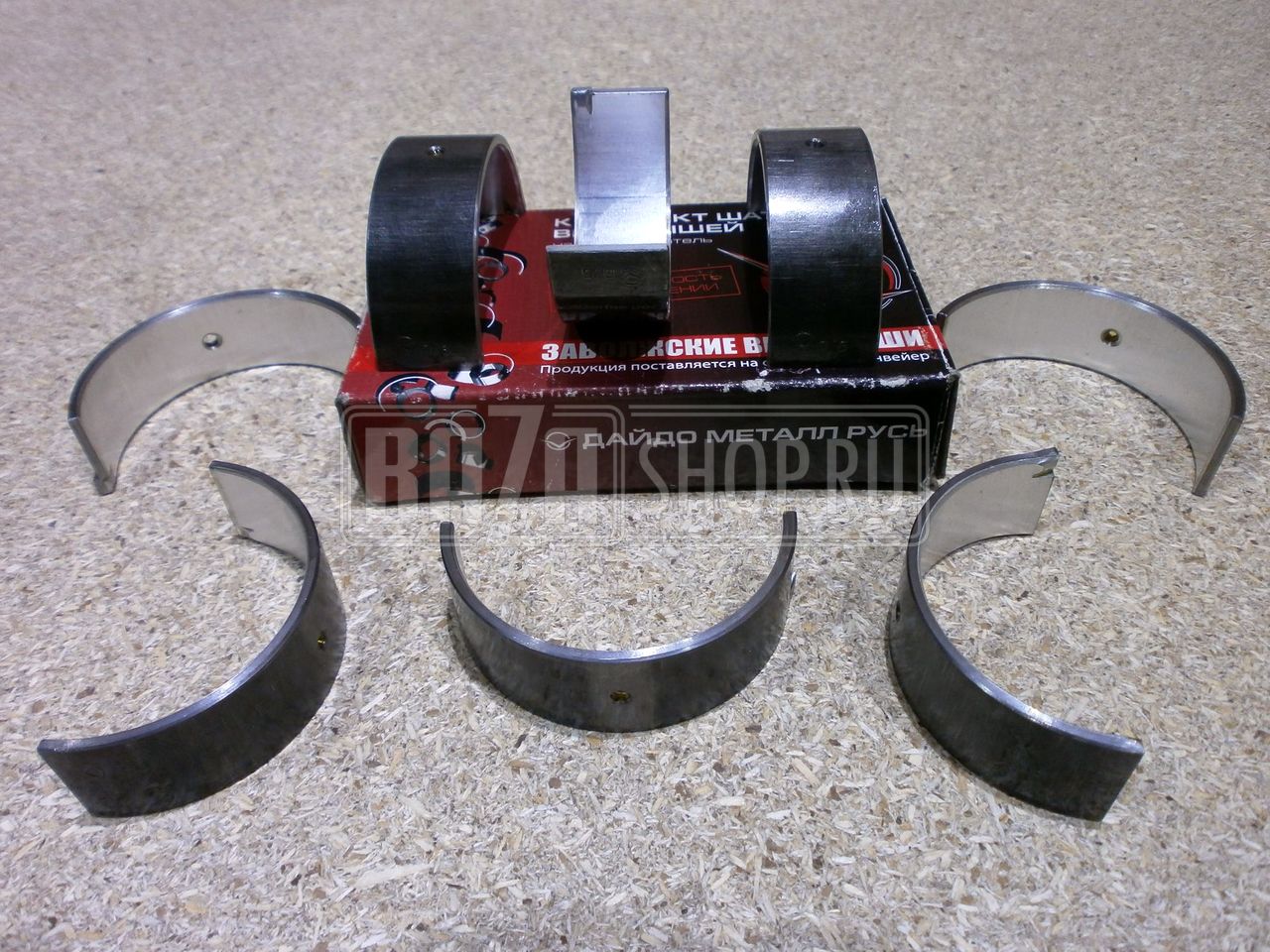 Вкладыши  шатунные 0,75  405, 406, 409 дв. ГАЗ, УАЗ ХАНТЕР, ПАТРИОТ "ЗАВОЛЖ.ВКЛАДЫШИ" (ЗМЗ-Дайдо) ## / 406.1000104-22