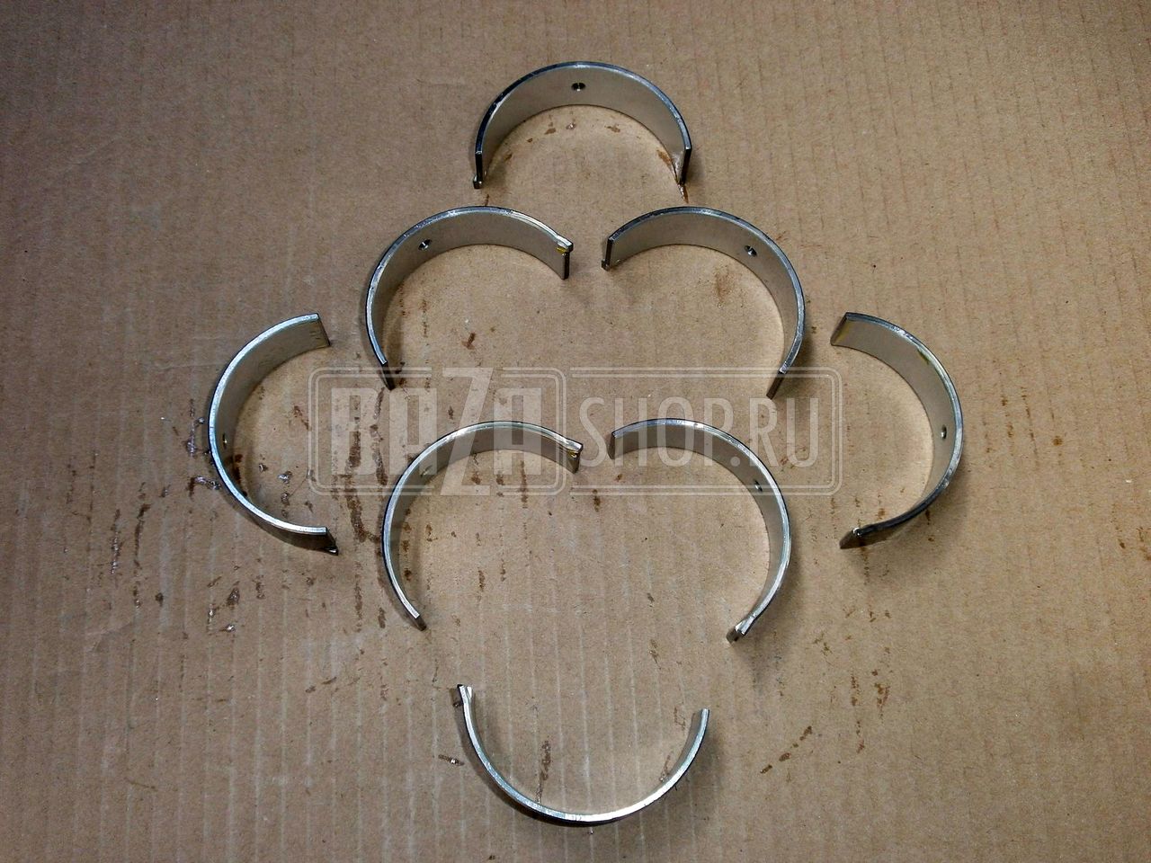 Вкладыши  шатунные 0,25  405, 406, 409 дв. ГАЗ, УАЗ ХАНТЕР, ПАТРИОТ "ЗАВОЛЖ.ВКЛАДЫШИ" (ЗМЗ-Дайдо) / 406-1000104-20