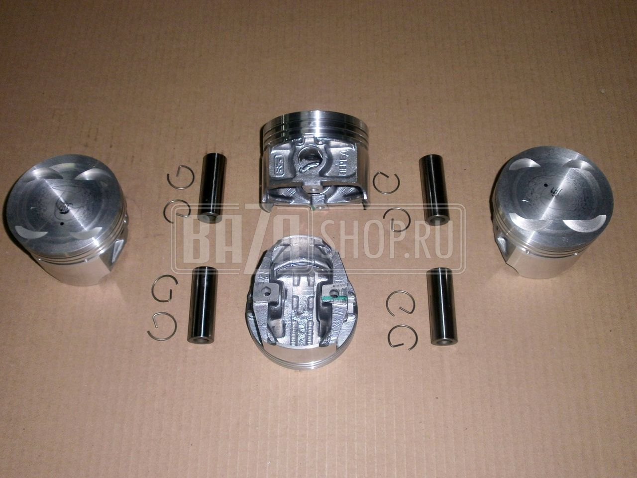 Группа поршневая дв.406 92,5 ГАЗ "ЗМЗ" с пальцами БЕЗ КОЛЕЦ (ГРУППА А/A) (в уп.) / 406.1004014-АР/01 (ГРУППА A/А) (925358)