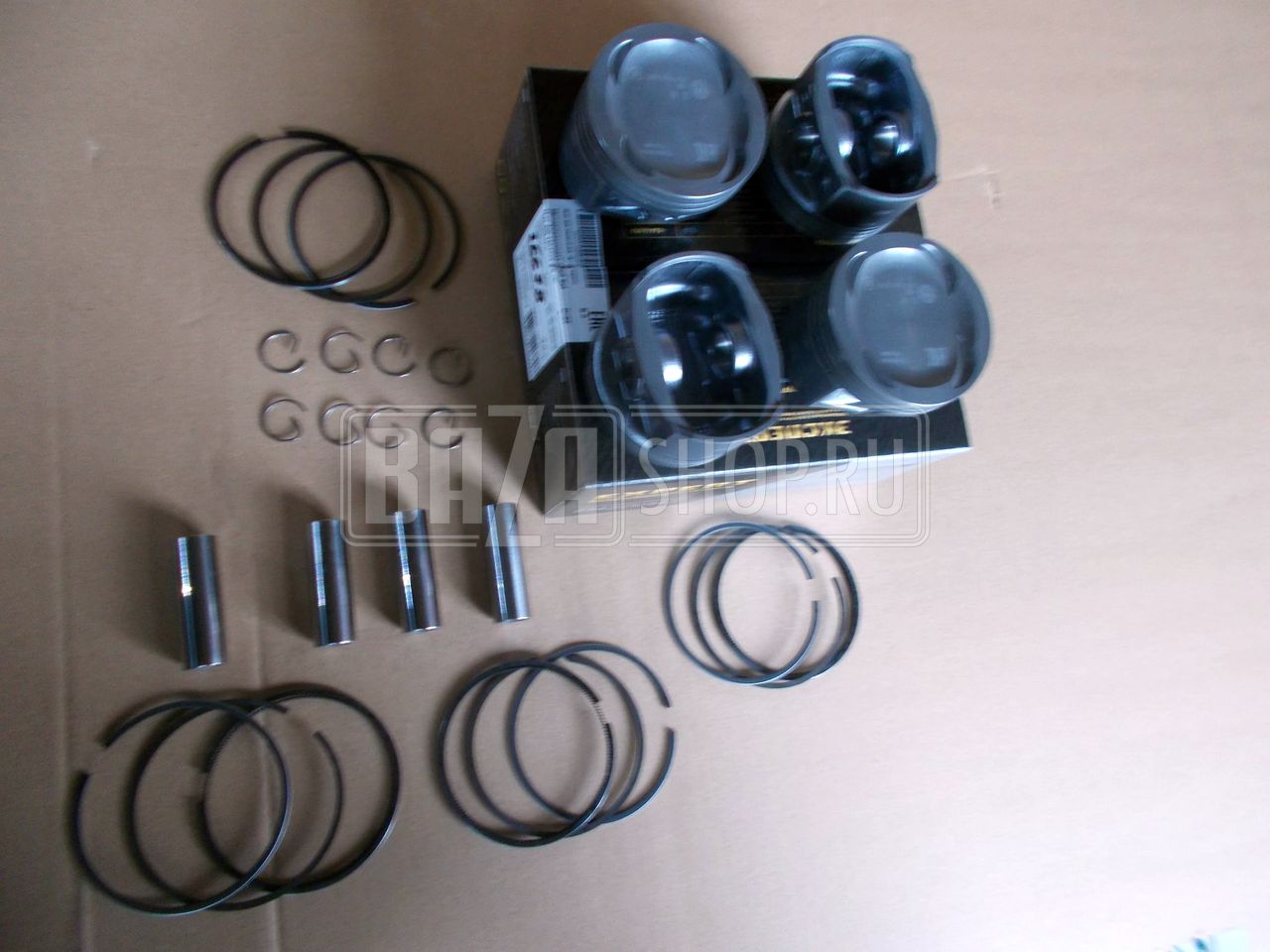 Группа поршневая дв.409 96,0 УАЗ "Эксперт" (Кострома) с пальцами и кольцами (ГРУППА Б) / 409-1004018-АР_Б (ГРУППА Б)