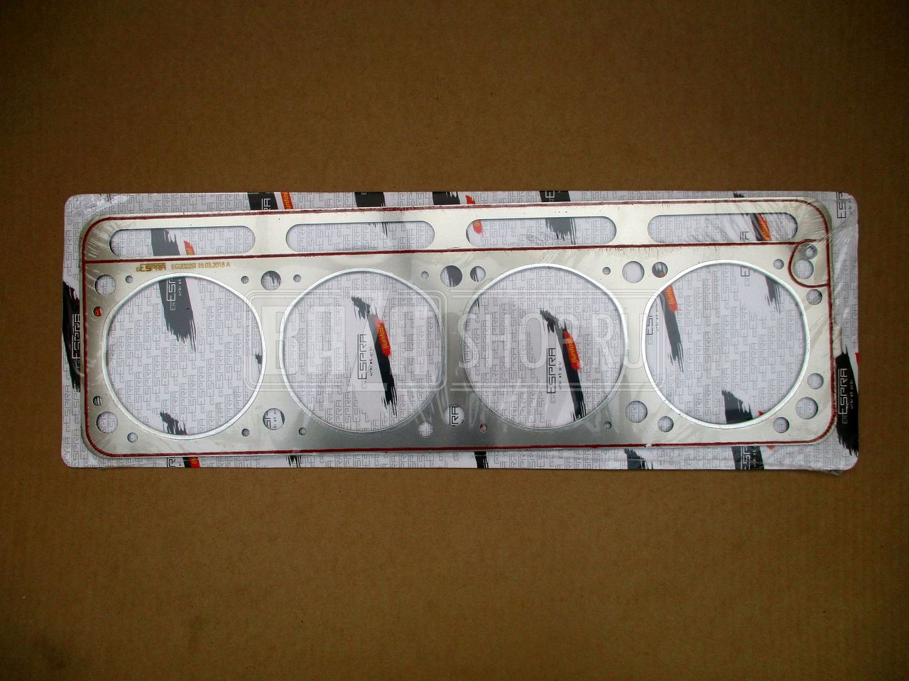 ПГБ  (прокладка головки блока) дв.УМЗ 4218, 4213; 4215, 4216 (100 л.с.) НЕРЖАВЕЙКА "ESPRA" / 421.1003020_нержавейка (EG2022ST)