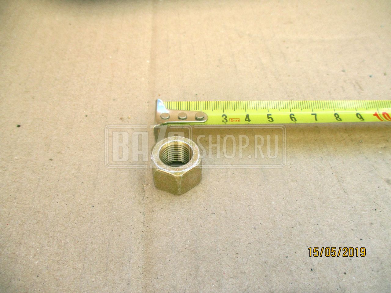 Гайка  М12х1,25, h = 13, под ключ 19 (шпильки головки цилиндров ГАЗ) "БелЗАН" (ЗАВОД) / F00421-1003095-009 (М12*1,25-6H) "БелЗАН"