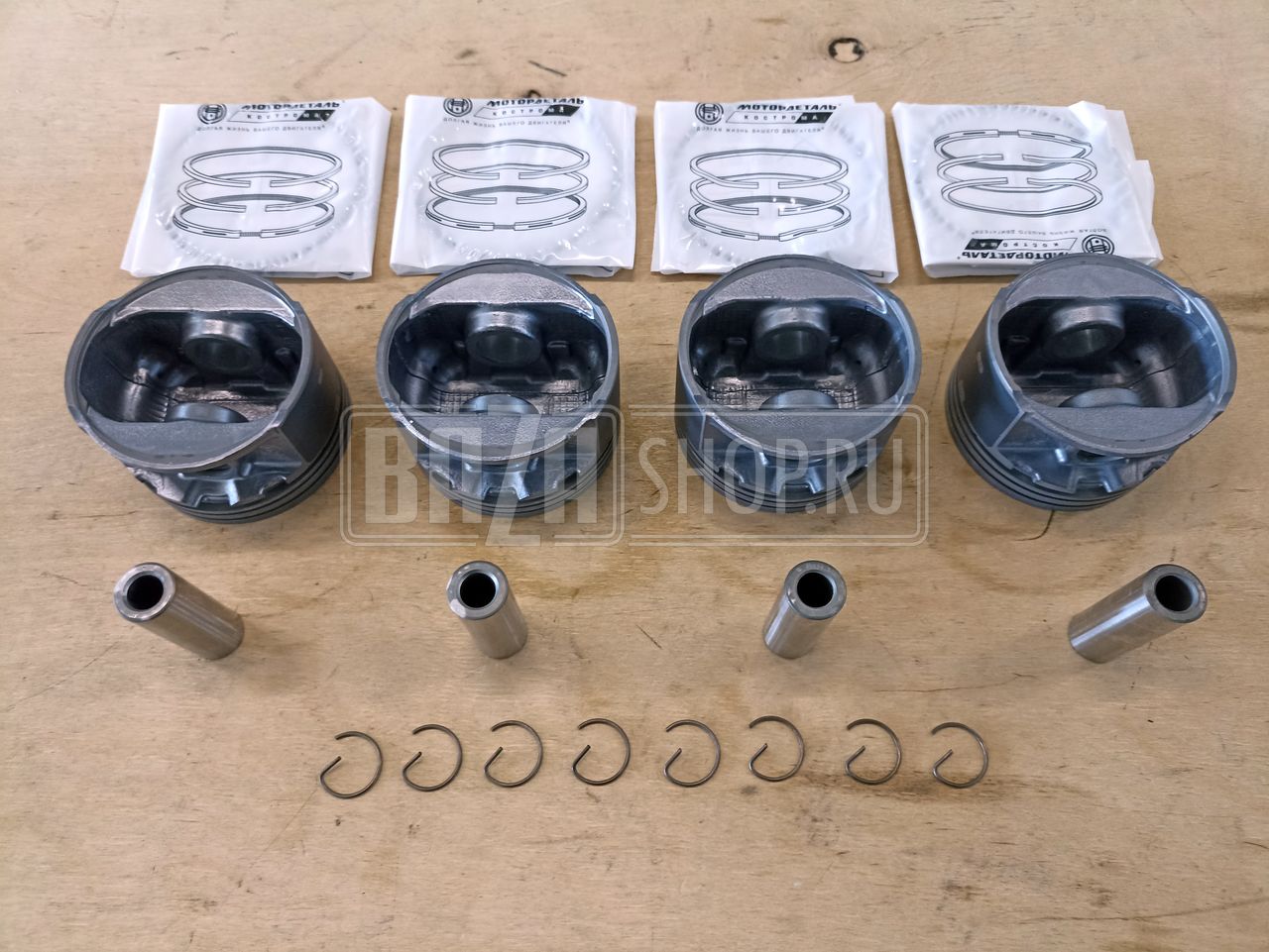 Группа поршневая дв.405 96,5 ГАЗ "Эксперт" (Кострома) с пальцами и кольцами (ГРУППА А) / 405.1004018-БР (ГРУППА А)