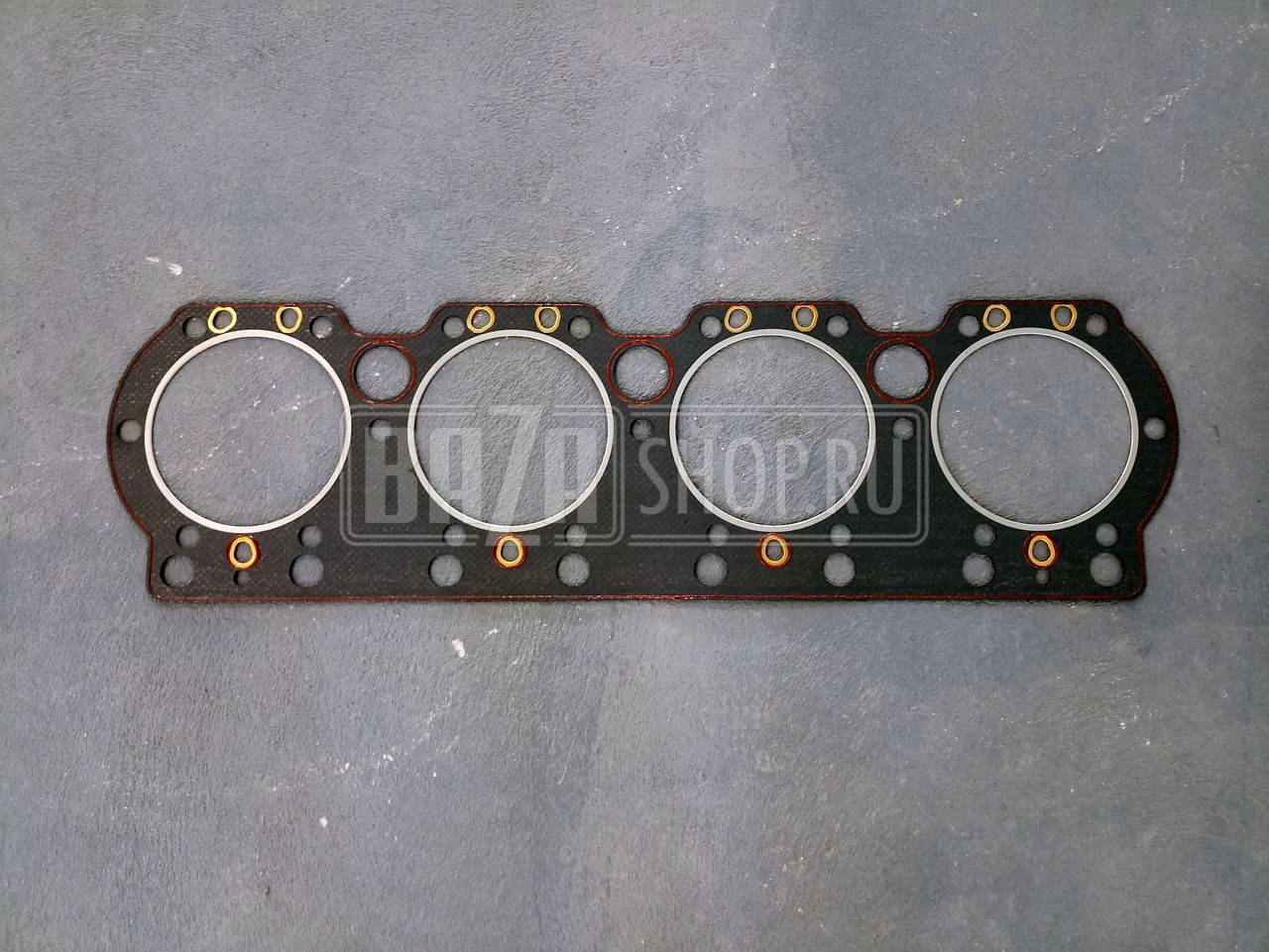ПГБ  (прокладка головки блока) дв.ЯМЗ-238 нового образца с герметиком "МОТОРДЕТАЛЬ" (Кострома) / 238-1003210-В7