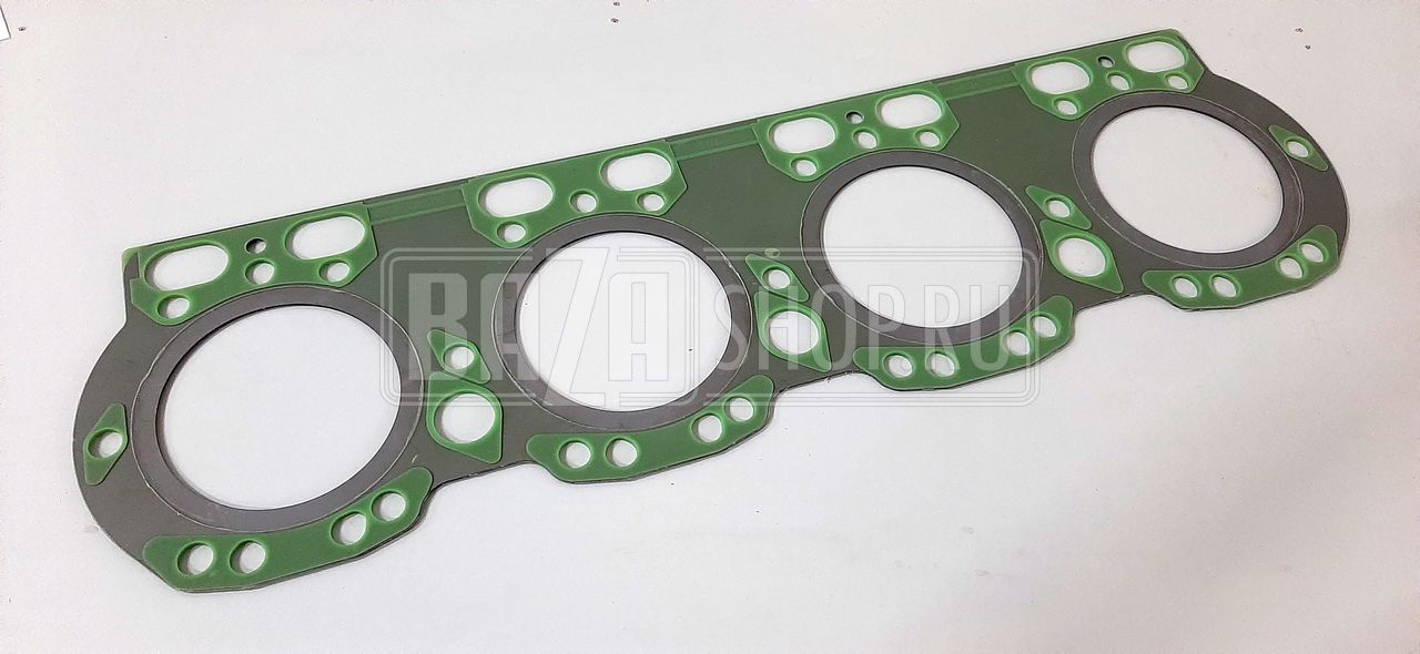 ПГБ  (прокладка головки блока) дв.ЯМЗ-238 нового образца МЕТАЛЛ, зелёный силикон (Балаково) / 238Д-1003212-А