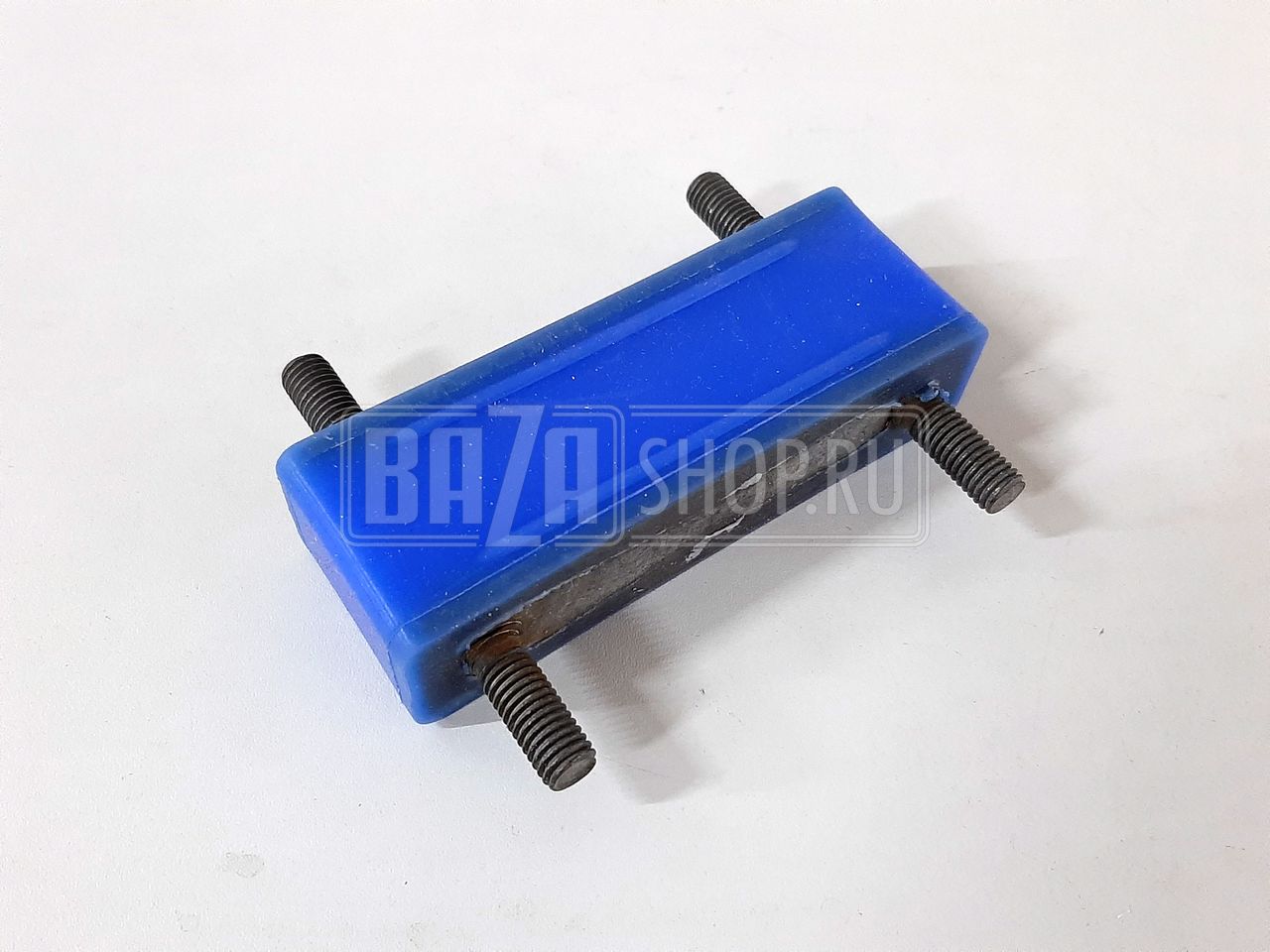 Подушка  КПП ГАЗ Волга, Газель, Соболь задняя синий силикон (Балаково) / 24-1001050