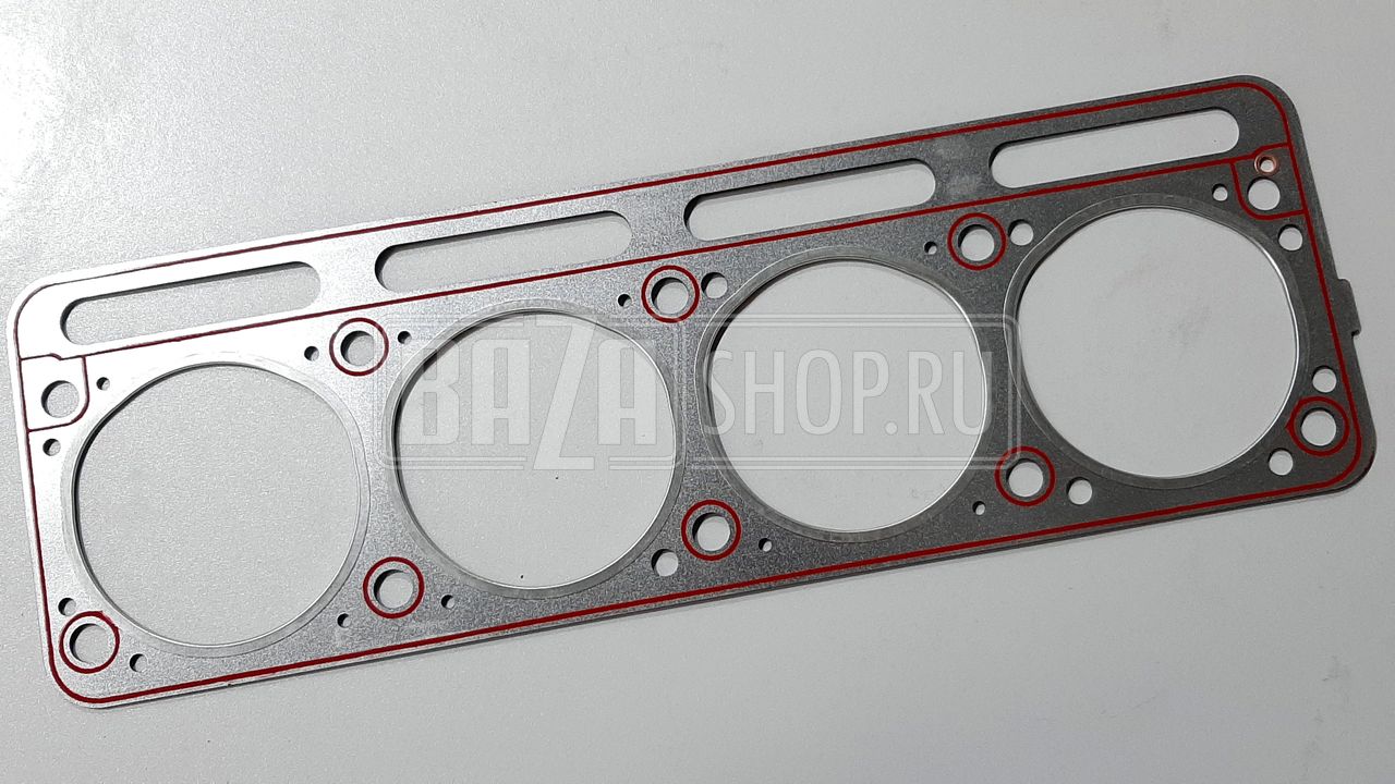 ПГБ  (прокладка головки блока) дв.УМЗ 4218, 4213; 4215, 4216 (100 л.с.) МЕТАЛЛ.  "MetalPart" / MP-421-1003020-10