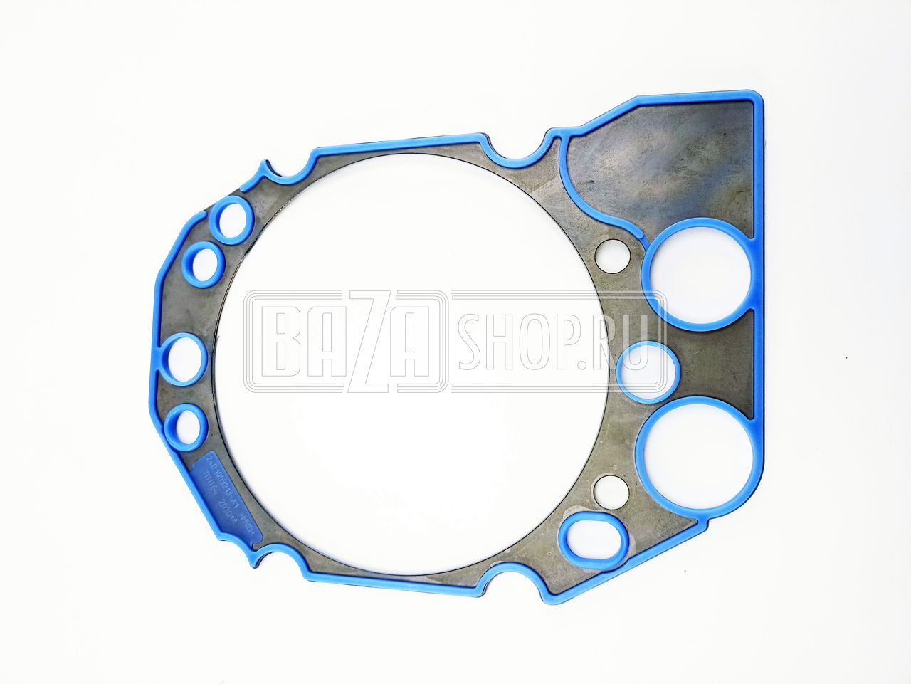 ПГБ  (прокладка головки блока) дв.ЯМЗ-240 с металлической арматурой, синий силикон (Балаково) / 240-1003213-A1_СИНИЙ