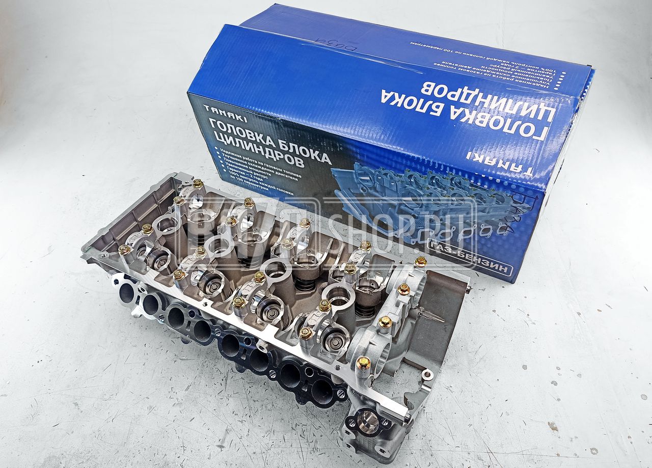 Головка  блока в сб.  УАЗ 40904, ГАЗ 40524, 40525 дв. (Евро-3)  ПЯТИОПОРНАЯ "КиТ" (KENO) / 40624.3906562 (TGK-1003007-65, с ДЛИННЫМИ болтами)