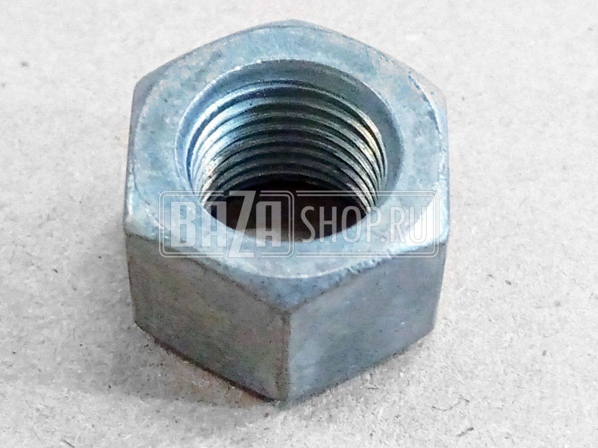 Гайка  М12х1,25, h = 13, под ключ 19 (шпильки головки цилиндров ГАЗ) / 421-1003095