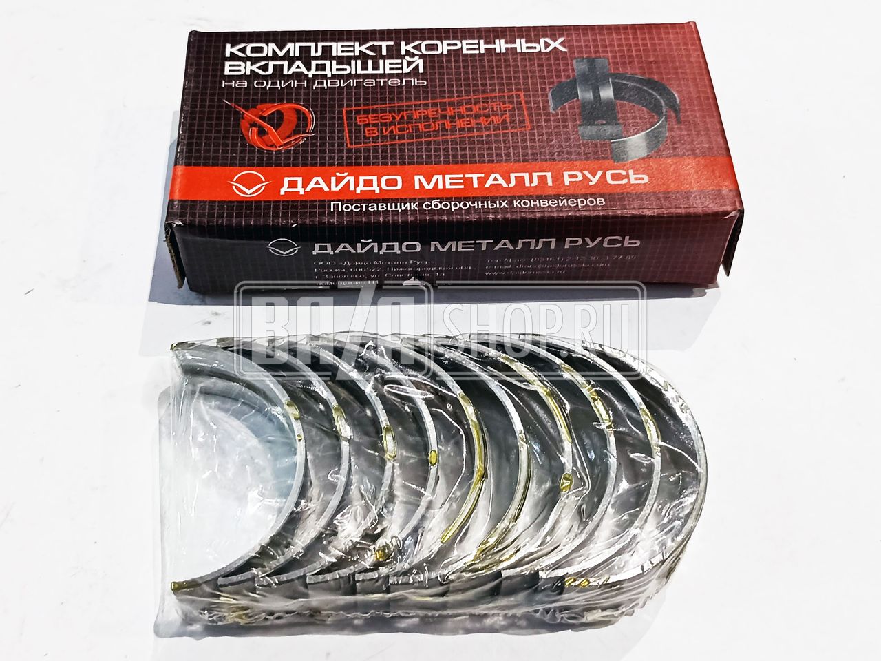 Вкладыши  коренные  НОМИНАЛ ВАЗ 2108 (ЗМЗ-Дайдо) / 2108-1000102-01 (2108-1000102-1)